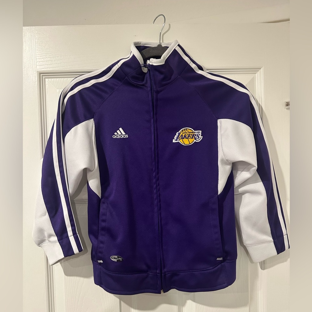 Lakers adidas zip up. Championship warm up